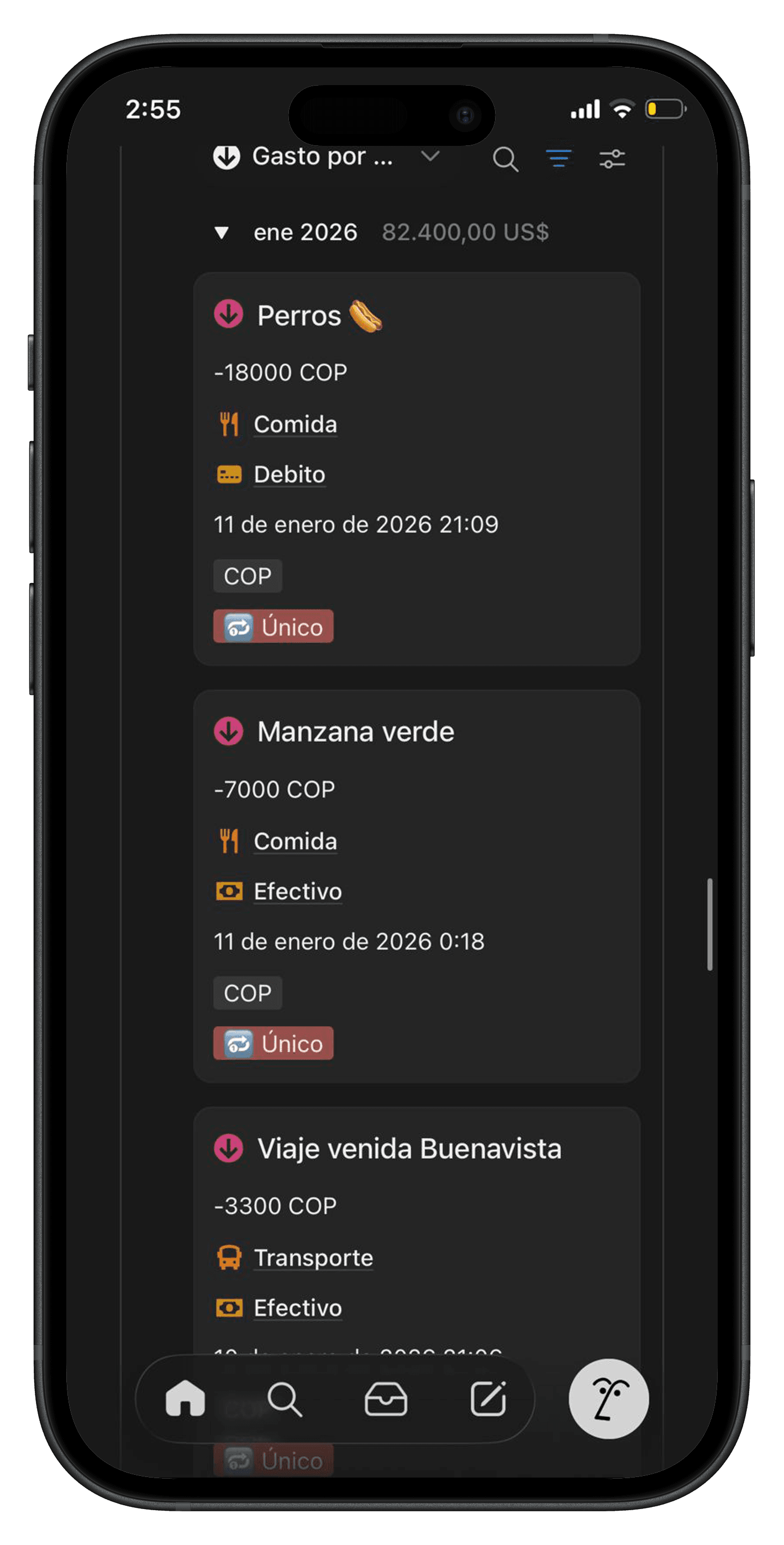 Gastos Mensuales